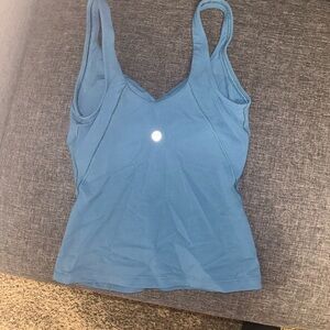 Blue lululemon align tank top